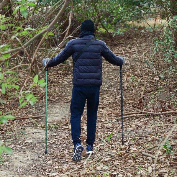 Trekking Poles, Collapsible Walking Stick - Hiking Portable Supplies While Hiking, Camping, Cross-Country - Image 6