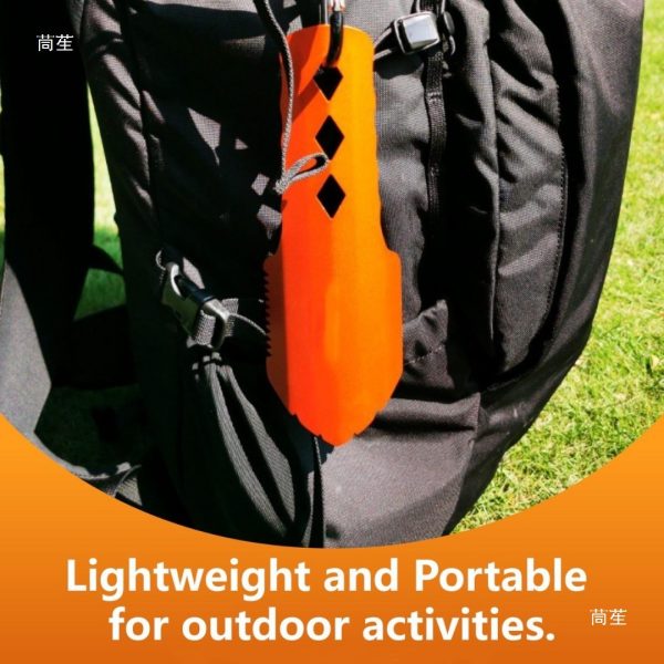 Ultralight Backpacking Trowel Aluminum Shovel Small Potty Multitool with Longer Handle Design Essential for Hiking, Camping and Survival Bags(Black 1 Pack) - Image 6
