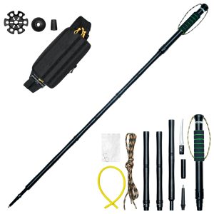 Outdoor Hiking Stick, Retractable Walking Stick, Hiking Portable Supplies While Hiking, Camping, Cross-Country (Hiker)