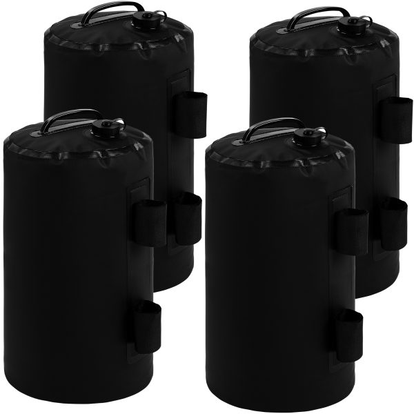 Canopy Water Weight Bag, 176 LBS Water Tent Weights Set of 4 Leg Weights for Pop Up Canopy, Canopies, Tent, Gazebo, Black